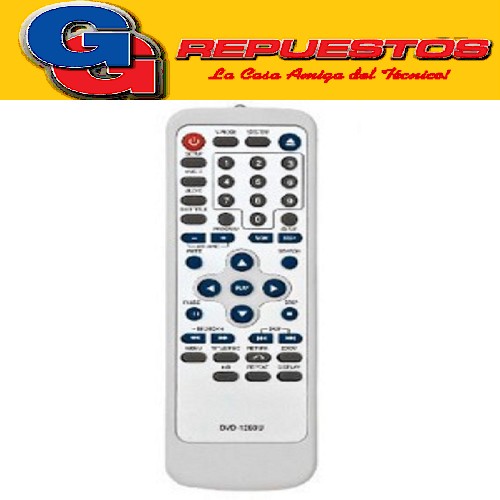 CONTROL REMOTO DVD NOBLEX 2807 DVD-1250U PHILCO (DVD822)