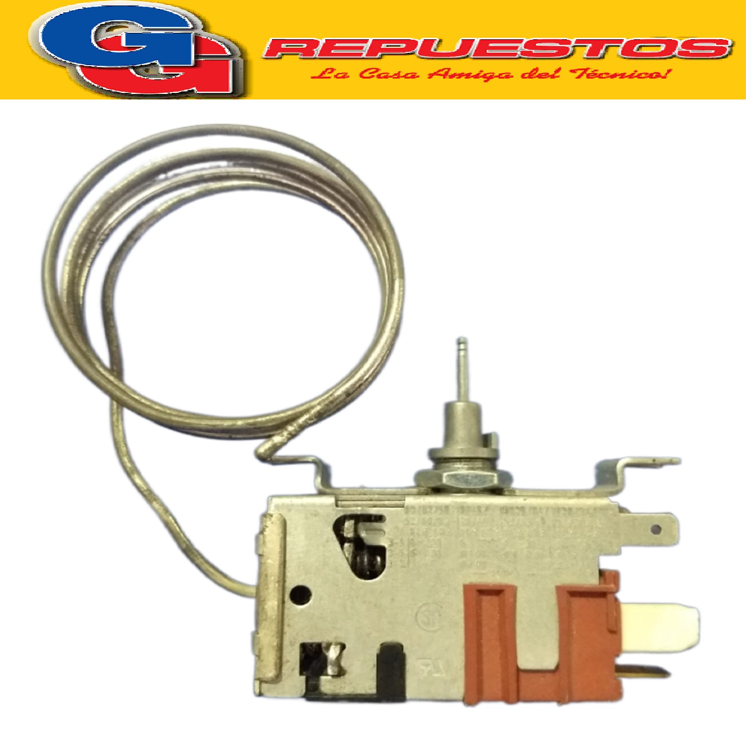 TERMOSTATO HELADERA K60 1137-K60-P1013 TF8 K60-P1137 3 CONTA CTOS CON BOTON DE DESCONGELAMIENTO REMPLAZO  K60-P1013 CAPILAR 1.20 MTS HELADERA 1 FRIO CON CONGELADOR GAFA Y VARIAS MARCAS -25T65 EN 60730-2-9 Modelo HG225 / HG315