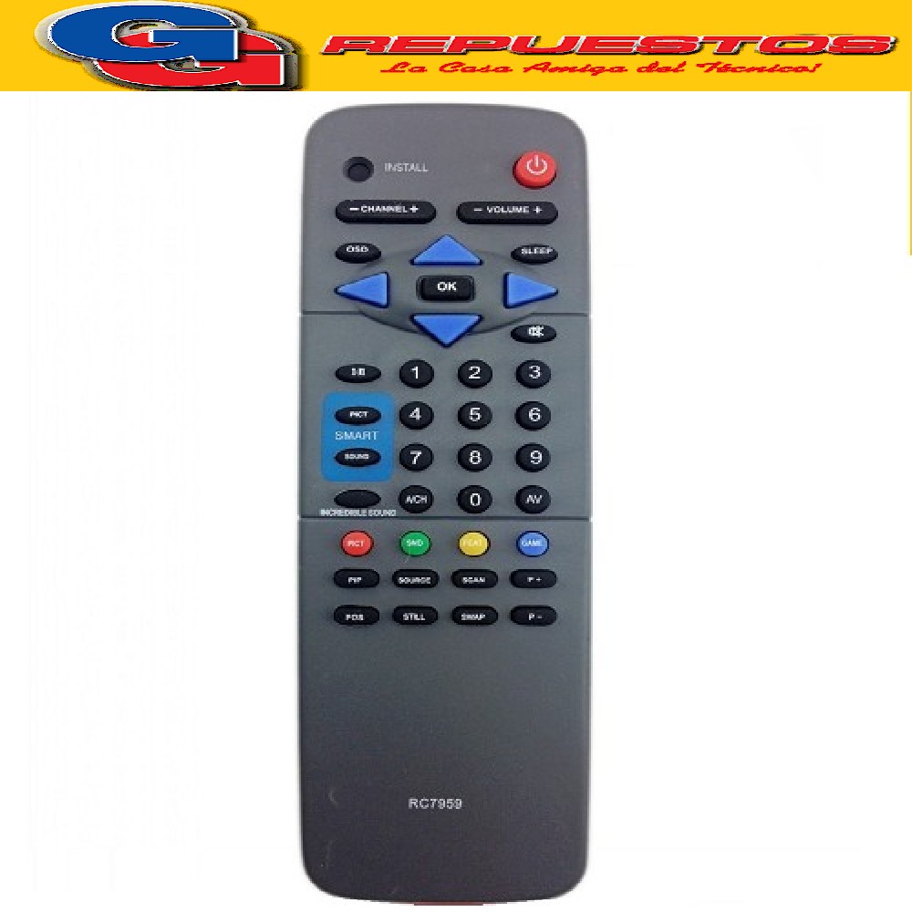 CONTROL REMOTO TV PHILIPS RC7959