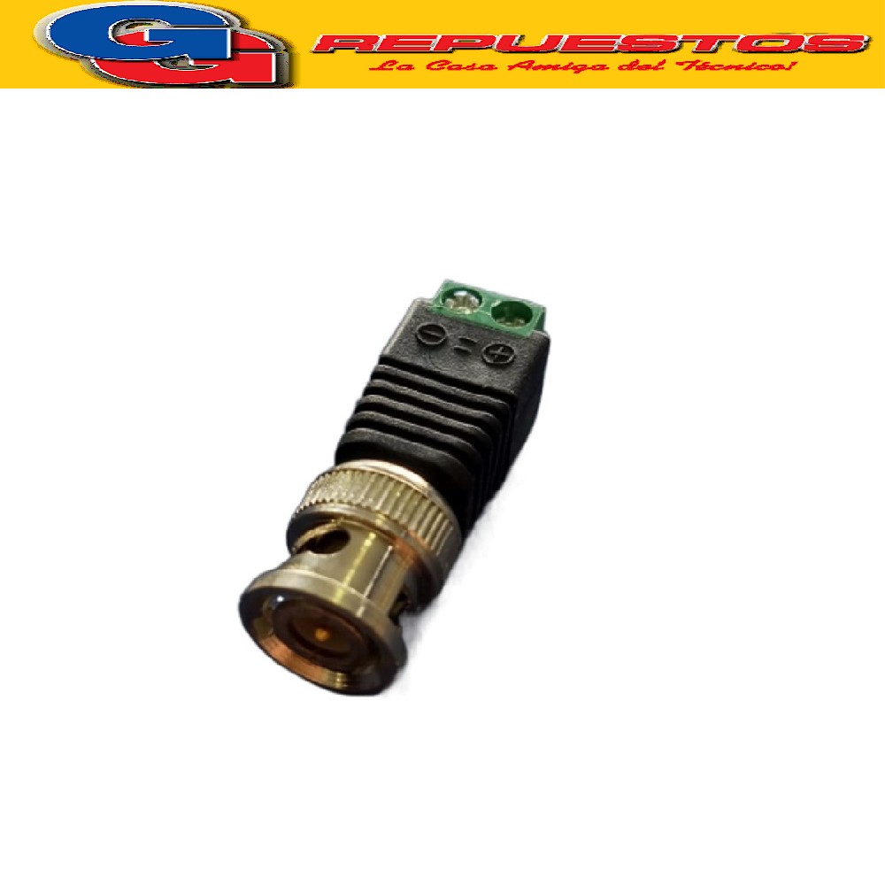 CONECTOR FICHA BNC CON BORNERA