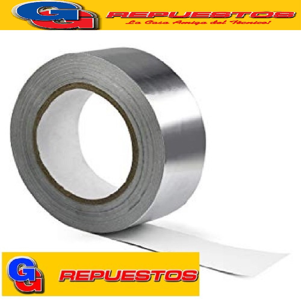 CINTA DE ALUMINIO CON ADHESIVO 40 METROS X 48 mm