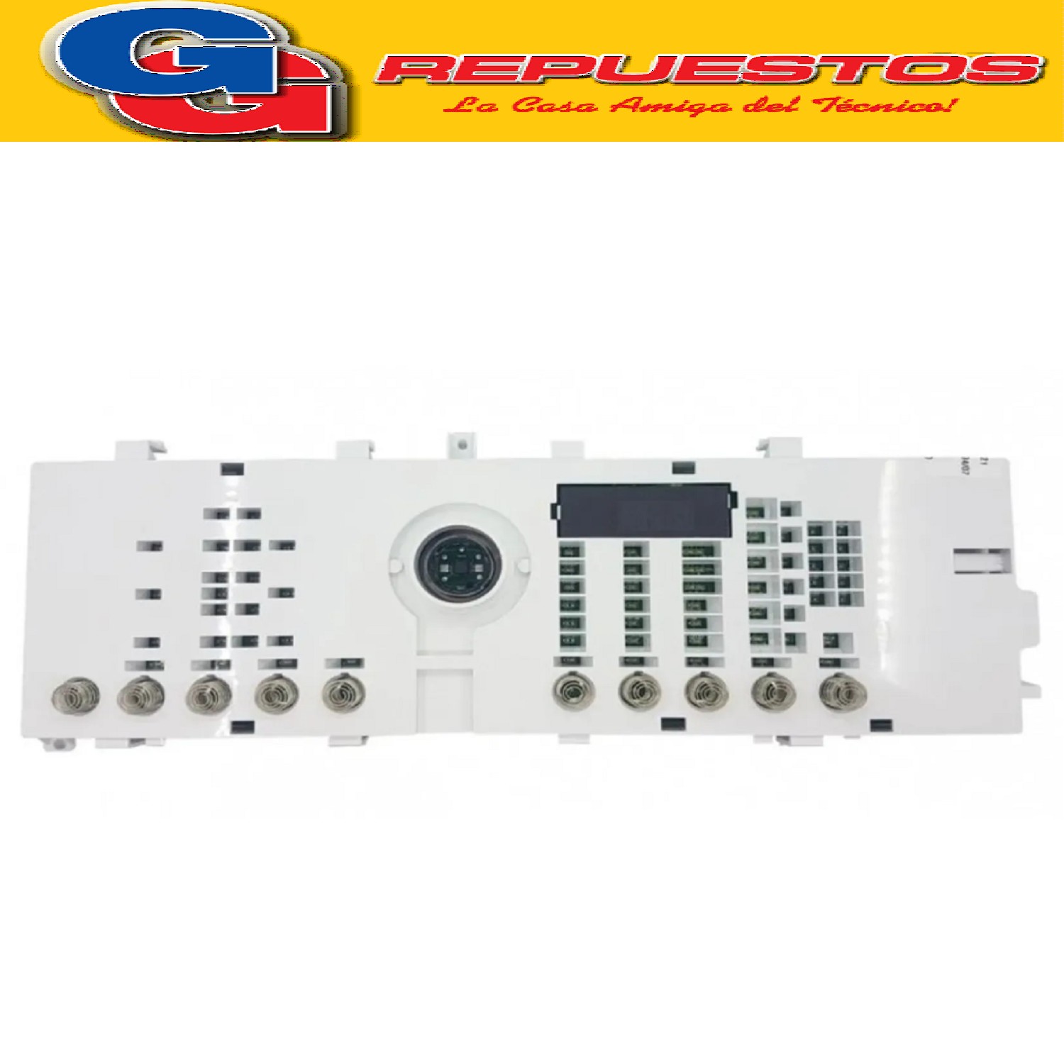 PLAQUETA SUPERIOR MANDOS LAVARROPAS WHIRLPOOL WCF74ZB/ZS- WC F94ZB/ZS-WLF10AB/AS (ORIGINALES) Cod.Origen: 326079354 (WHIRLPOOL) PLACA INTERFASE WLF10AS/AS-WCF94ZS/B/ No se comercializa 481010672532 (WHIRLPOOL) C00375014 (INDESIT) PLACA ELECTRÓNICA ORIGINAL LAVADORA WHIRLPOOL Produttore:
PT: W10672532 VF: W*** SO: W10672494/ 07 interfaz de usuario U1 S07_00
758365103014