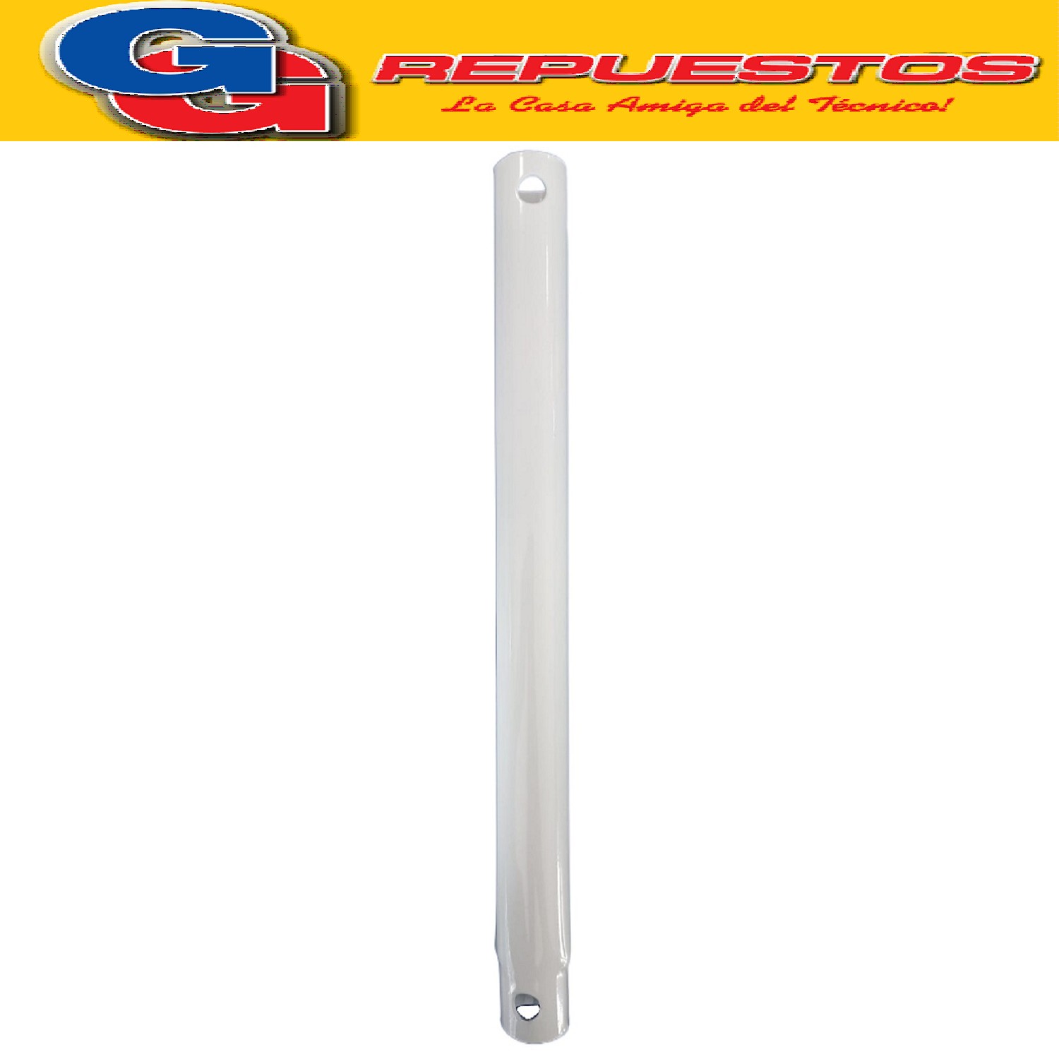 BARRAL PARA VENTILADOR DE TECHO BLANCO 80CM 19MM DE DIAMETRO