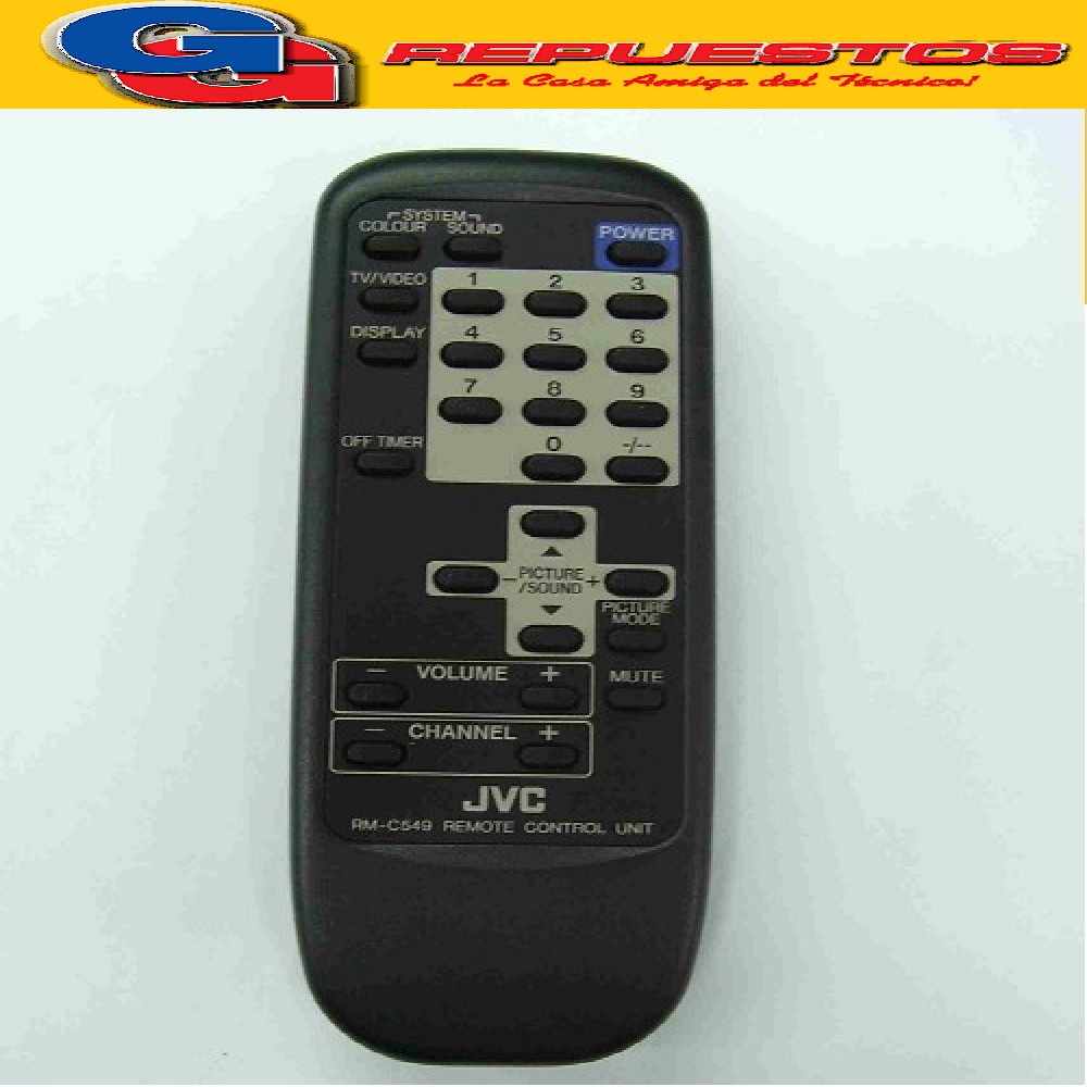 CONTROL REMOTO TV  JVC RMC548