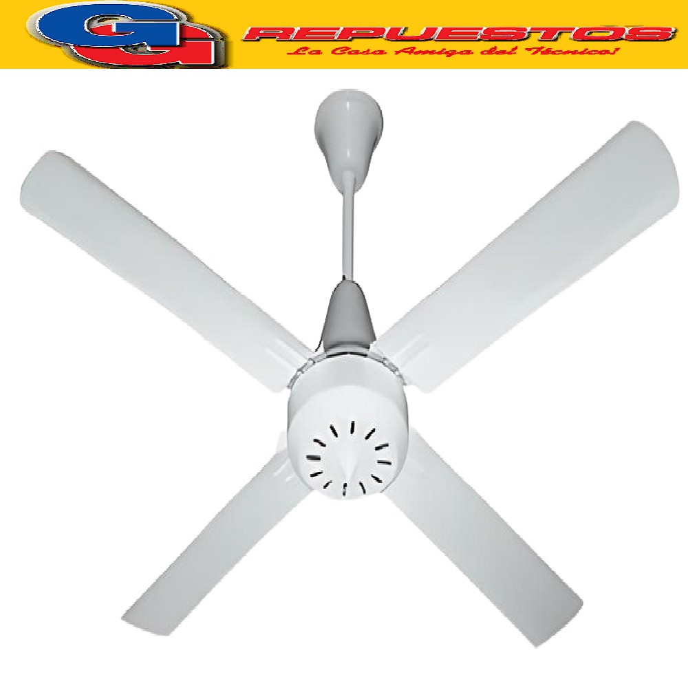 VENTILADOR DE TECHO BLANCO ELIO 1.20 MTS DE DIAMETRO