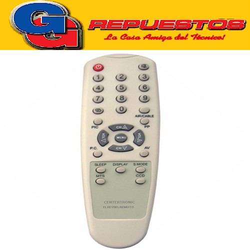 CONTROL REMOTO TV LYNX 2776 LINEA VERDE