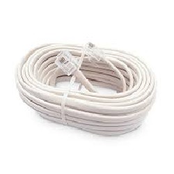 CABLE PROLONGADOR TELEFONICO 8MT BLANCO