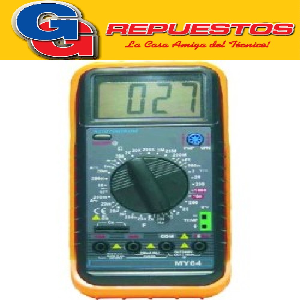 TESTER DIGITAL  PROFESIONAL JA64 C/PILAS Y PROTECTOR