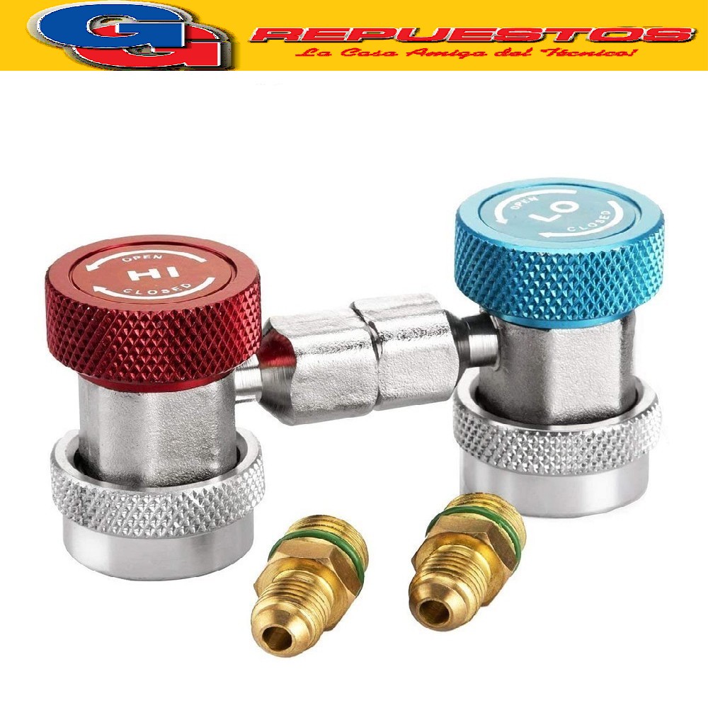 JUEGO ACOPLES RAPIDOS PARA MANIFOLD (400QC17L/H) PARA AUTOMO TOR ALTA Y BAJA