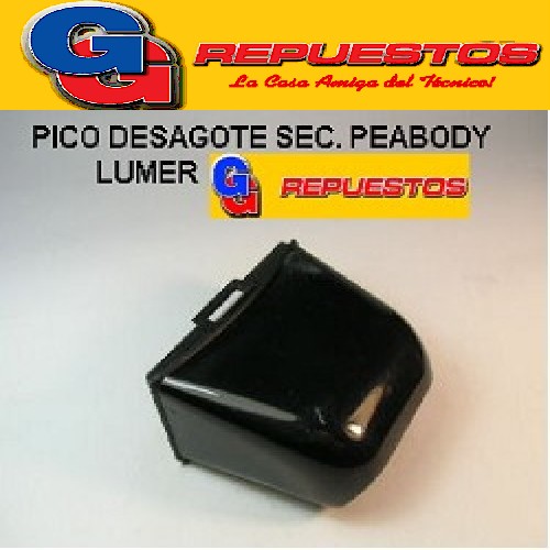 BOQUILLA SECARROPA NEGRA PEABODY STANDAR ELECTRIC LUMER COVENTRY SCB 6100 PARA PVC