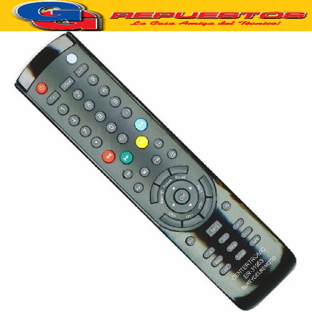 CONTROL REMOTO LCD BGH - NOBLEX-TELEFUNKEN 3807 ER-31953 JVC R6807 419