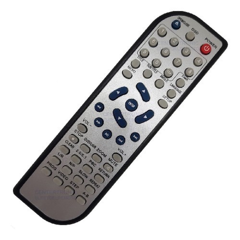 CONTROL REMOTO DVD RANSER D865 (3511) KEN BROWN DVD-210 437DVD DURABRAND
