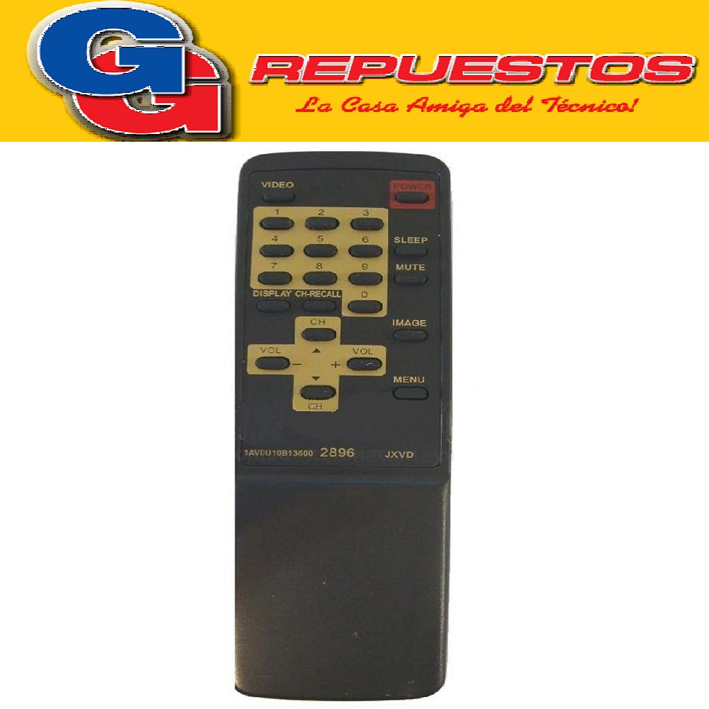 CONTROL REMOTO SANYO JXVD 1ZVOU10B13600 RCA 2896 MP1098
