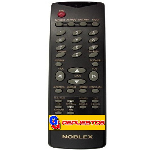 CONTROL REMOTO TV NOBLEX 29 ù(2972) MP1077