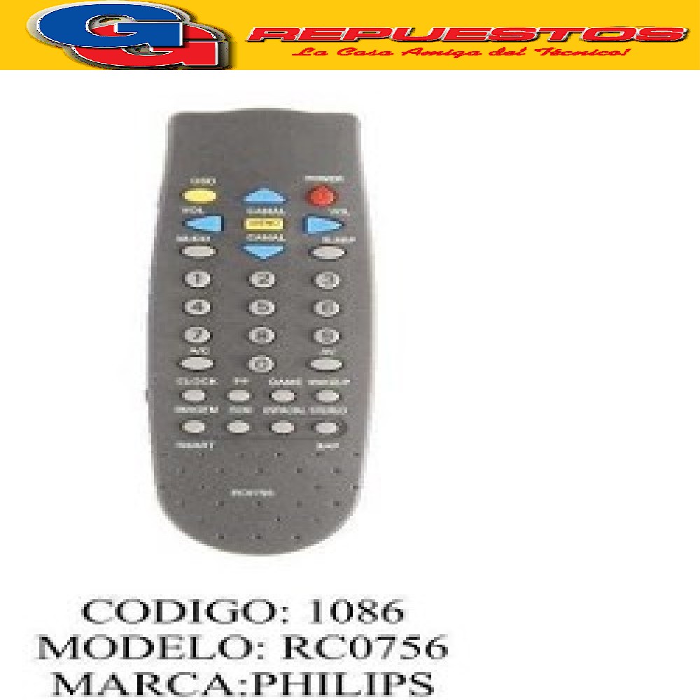 CONTROL REMOTO TV PHILIPS PH917