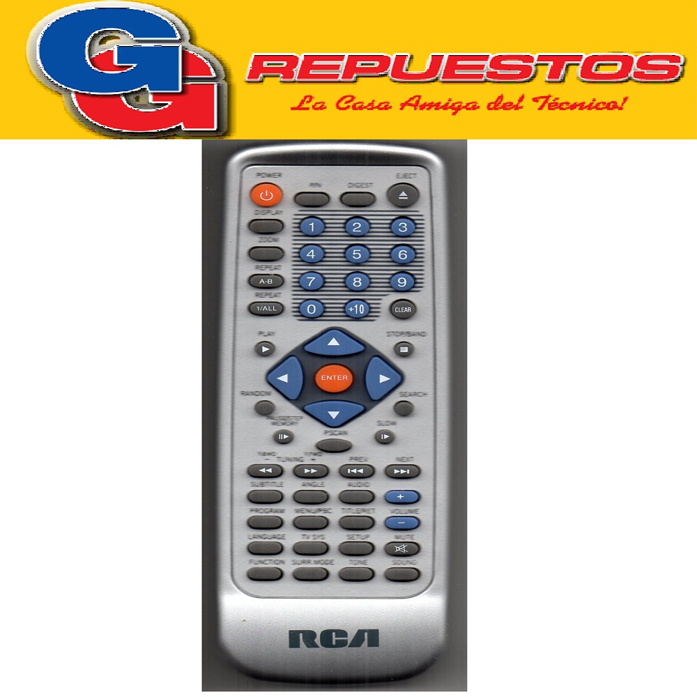 CONTROL REMOTO DVD RCA 2816