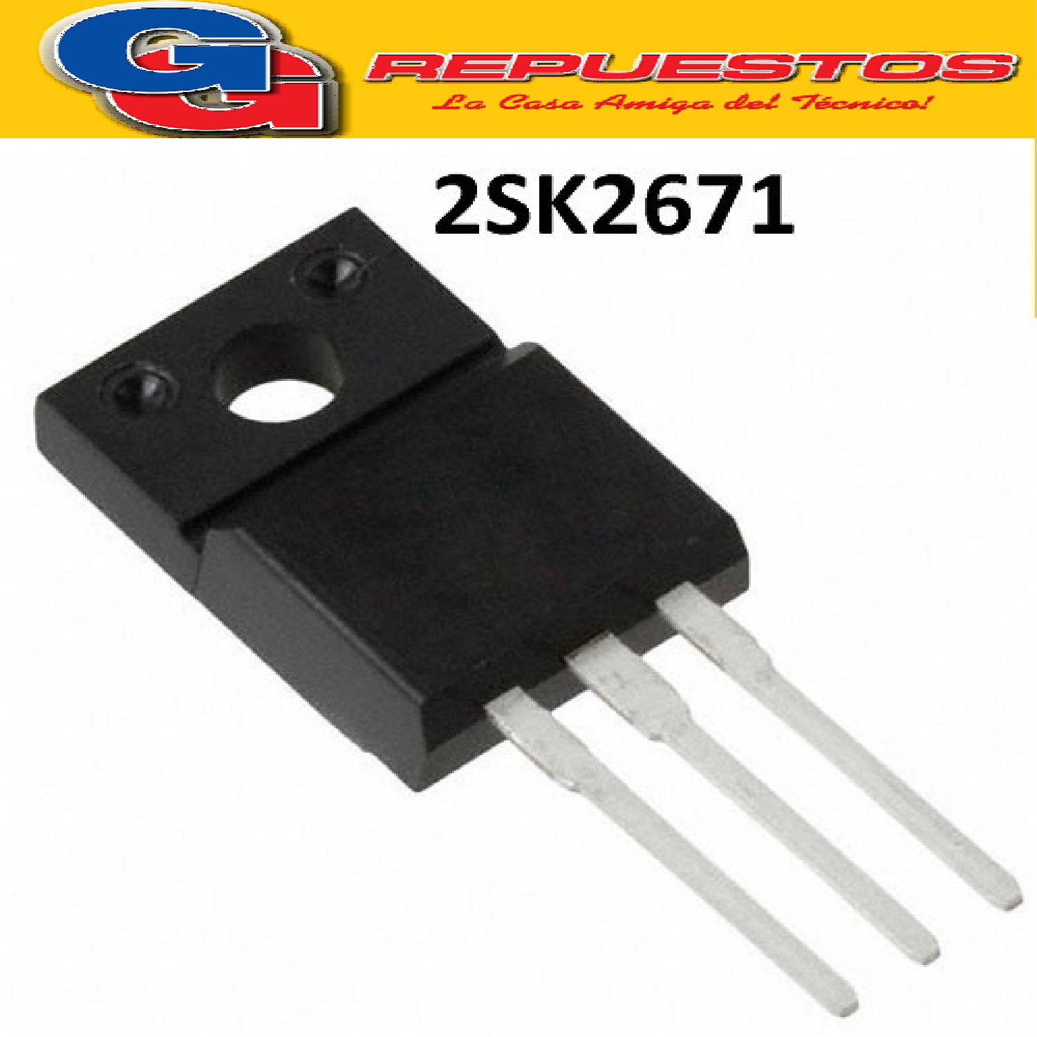 2SK2671 TRANSISTOR  FET CANAL N (900V / 5A / 40W)