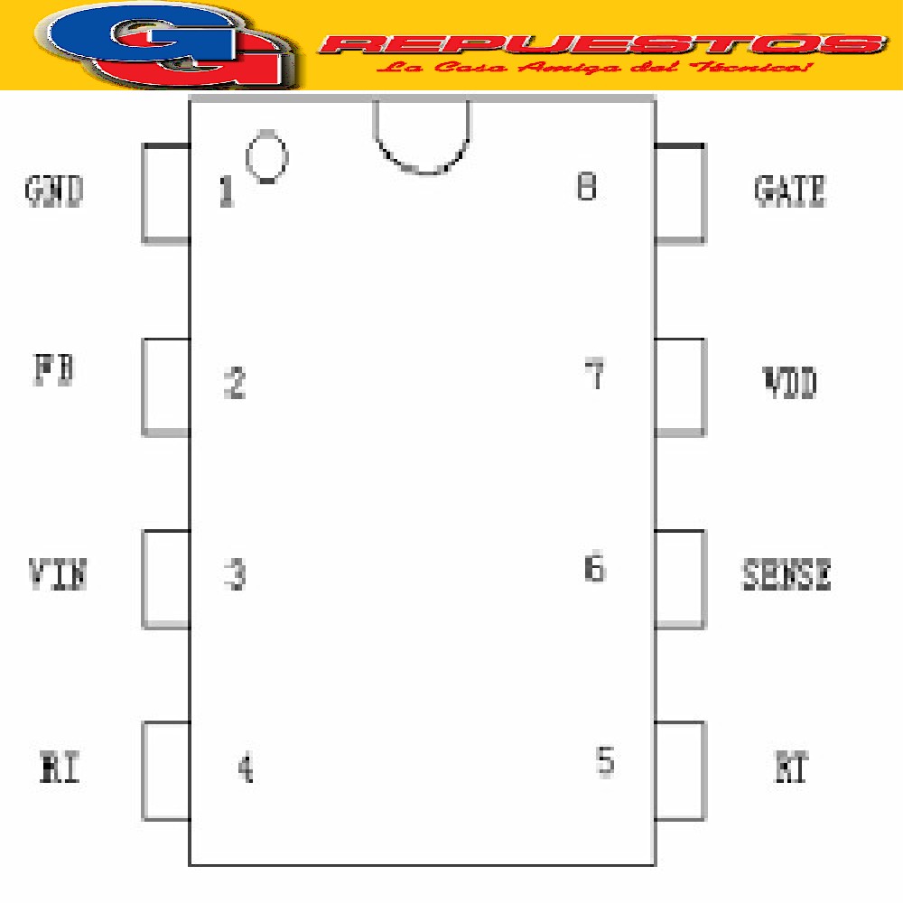 OB2269CP / 2269AP / OB2268 DIP-8 CIRCUITO INTEGRADO (36V/10M A)