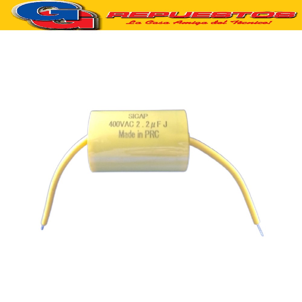 CAPACITOR 2.2uF X 450V CARAMELO SICAP