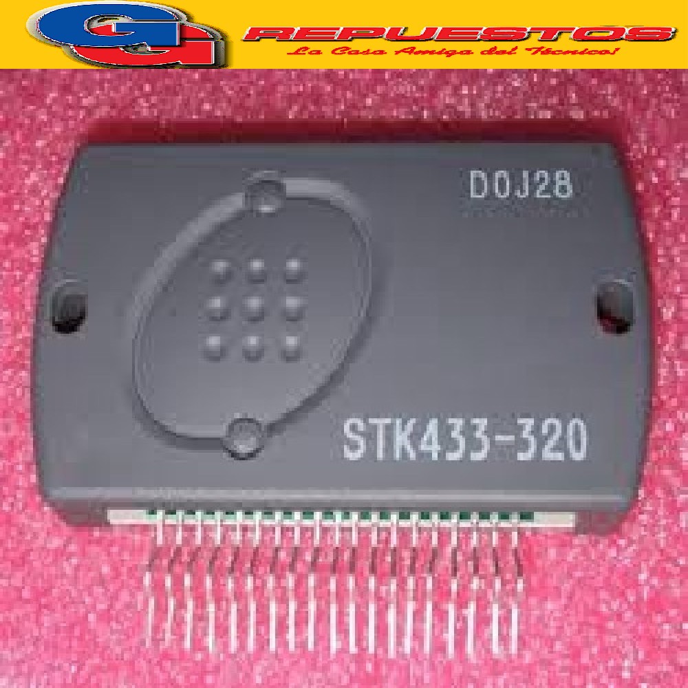 STK433-320 CIRCUITO INTEGRADO AMPLIFICADOR DE AUDIO 3X120W / ±65V