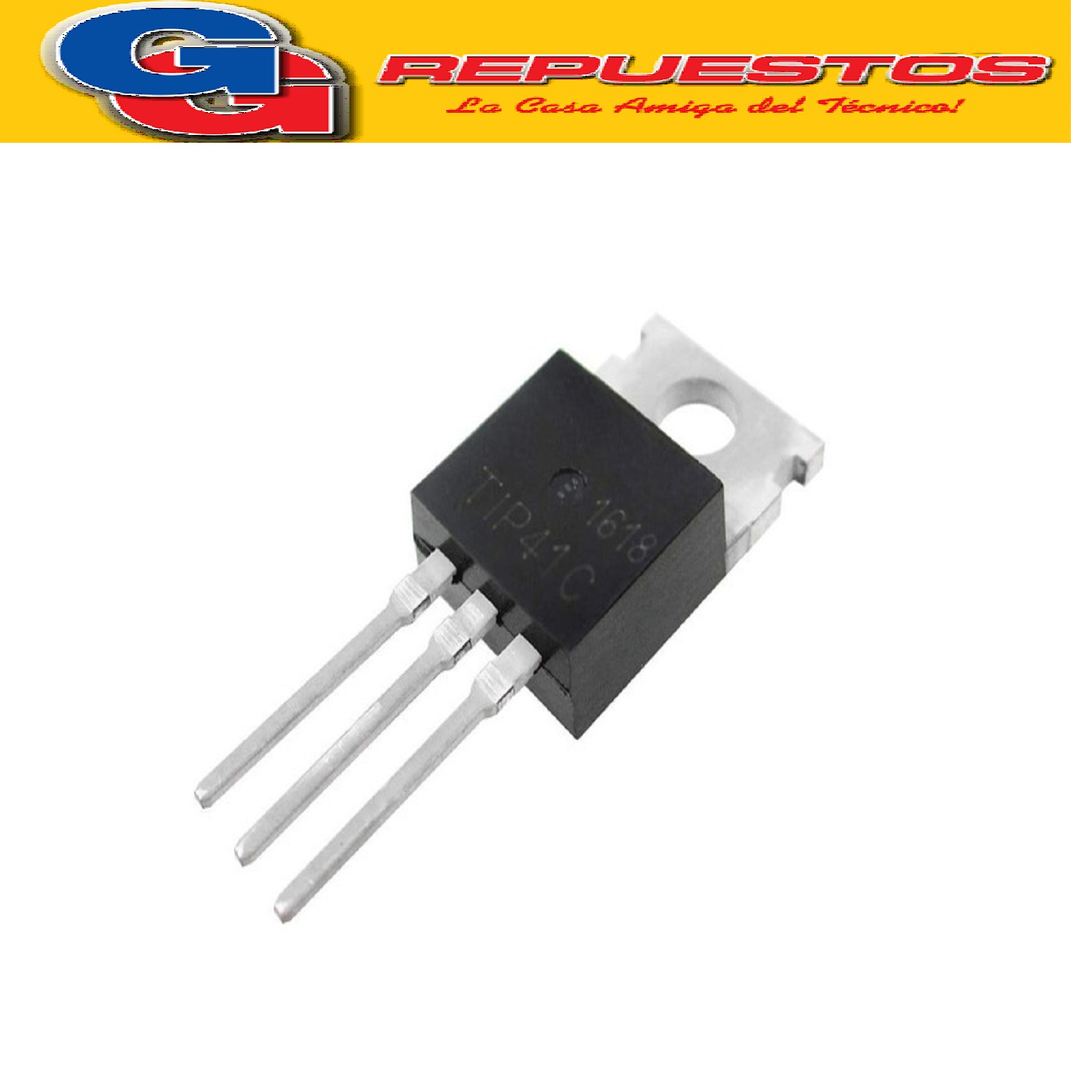 TIP41C TRANSISTOR NPN ( 55V/ 6A - 65W )