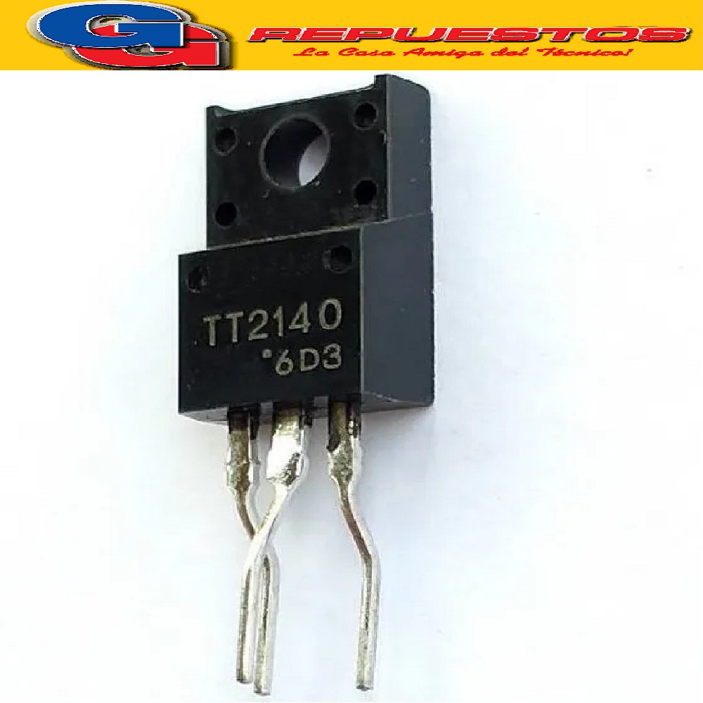 TT2140 TRANSISTOR NPN ( 800V/ 6A - 30W) C/ DAMPER ORIGINAL S ANYO