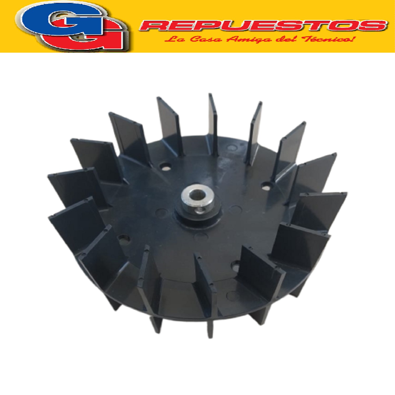 TURBINA PURIFICADOR 160 mm DOBLE BUJE DE 9,5 mm ALTO 8 cm