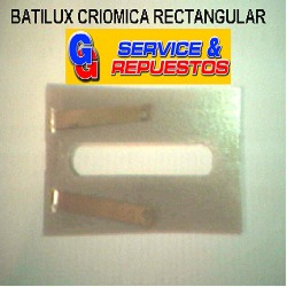 RESISTENCIA PLANCHA BATILUX CRIOMICA RECTANGULAR 6CM X11 CM