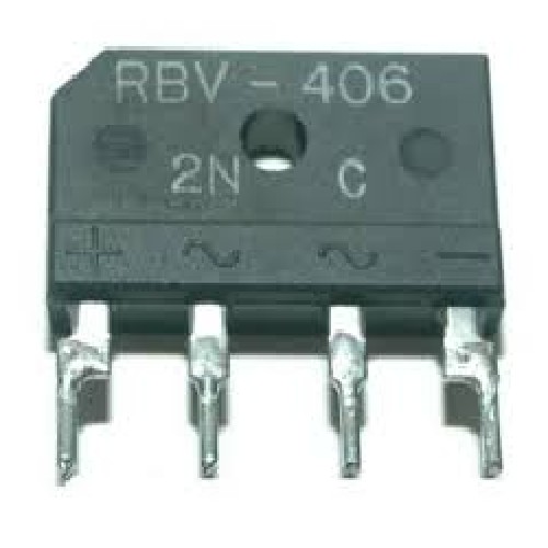 PUENTE RECTIFICADOR DIODO 4A 600V RBV406