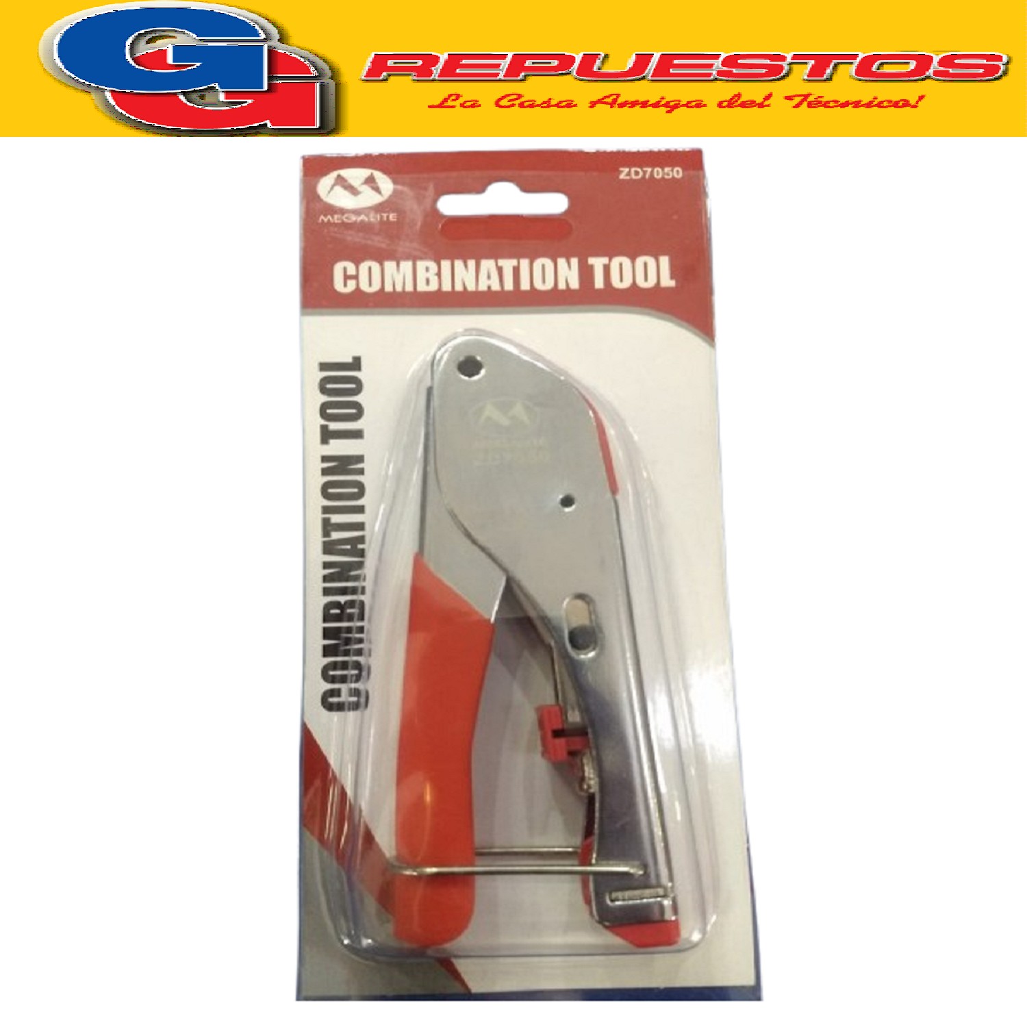 PINZA CRIMPEADORA METALICA PARA FICHA RG6 CRI0507