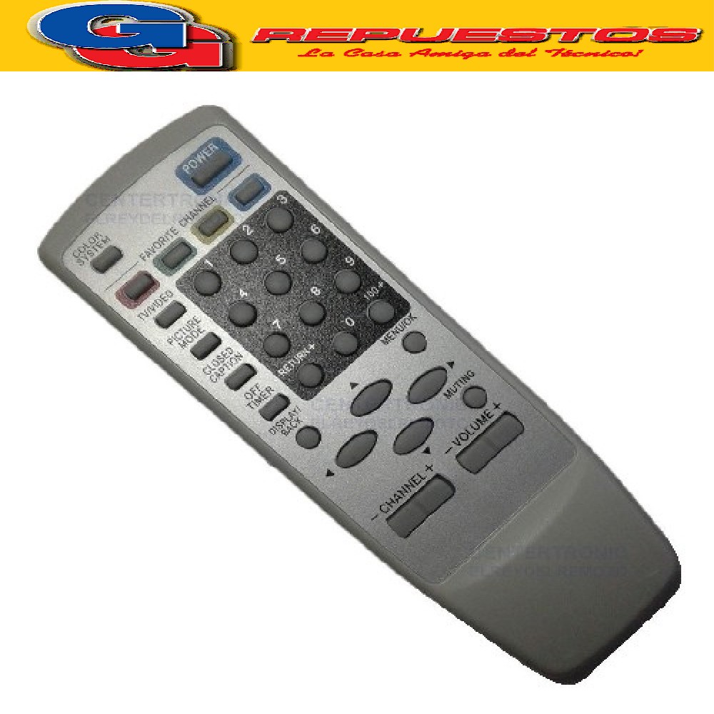 CONTROL REMOTO TV RMC1265 JVC (2821) R4821
