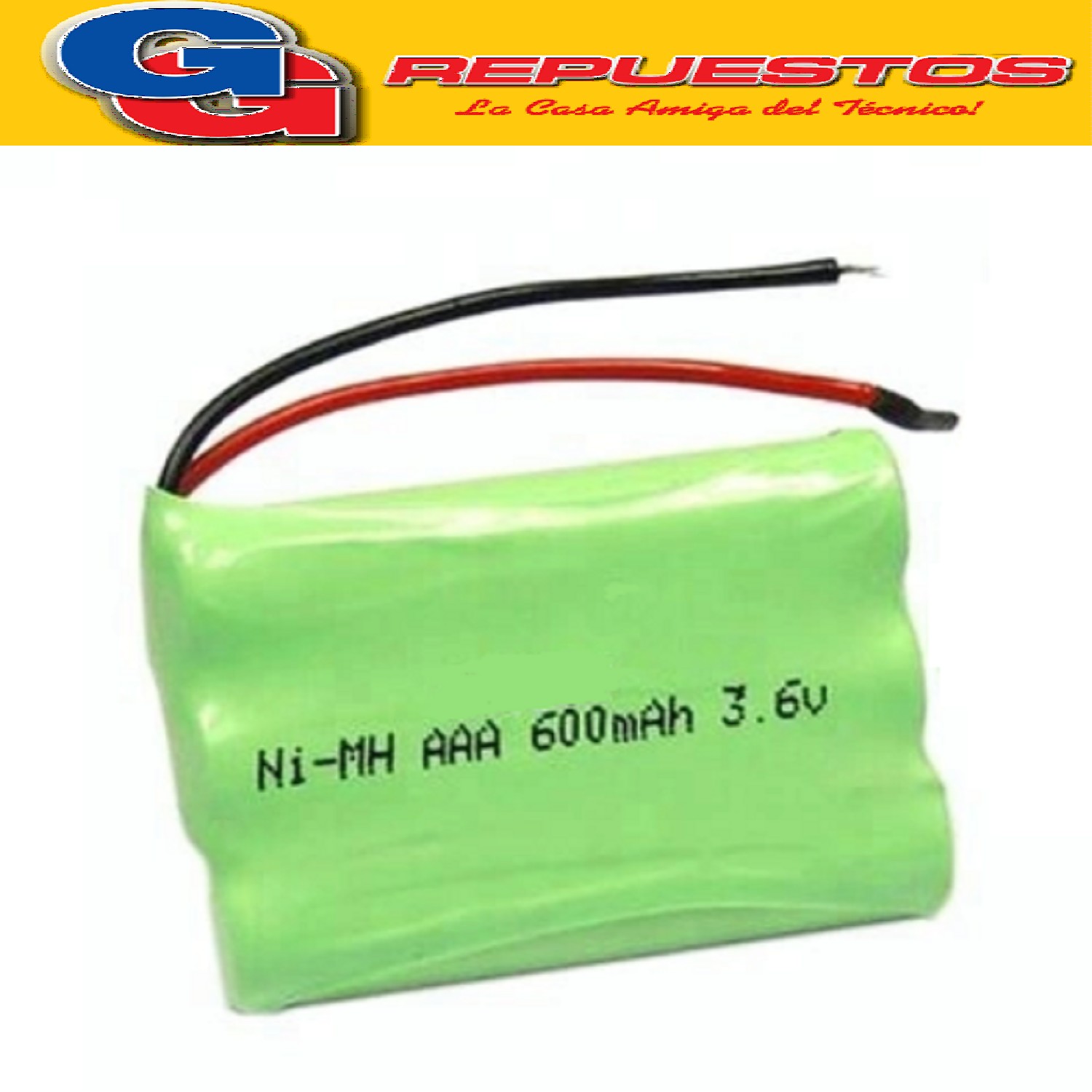 PILA RECARGABLE S014 3 X AAA NI-MH 600MAH 3.6V BATERIA TELEF ONO