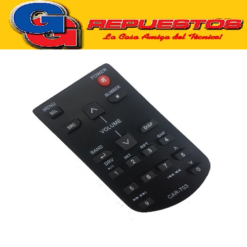 CONTROL REMOTO AUTOESTEREO LG CAR703 TODOS