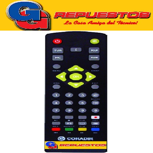 CONTROL REMOTO CONVERSOR CORADIR AZ AMEREICA SIN917 3586