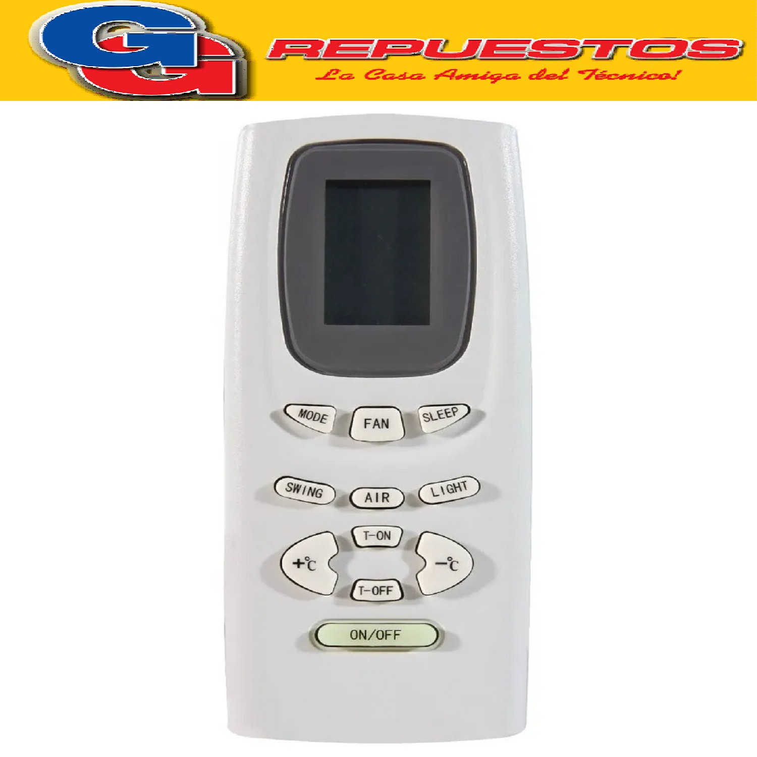 CONTROL REMOTO AIRE ACONDICIONADO SPLIT AR808 NOBLEX SANYO P HILCO (PHILCO VENTANA) A408