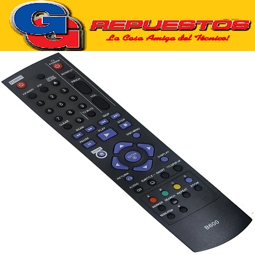 CONTROL REMOTO BLU RAY LG B600