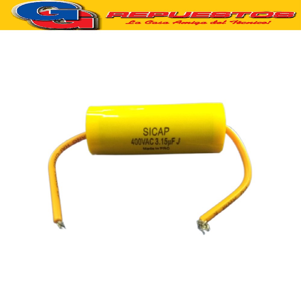 CAPACITOR 3.15uF X 450V CARAMELO SICAP