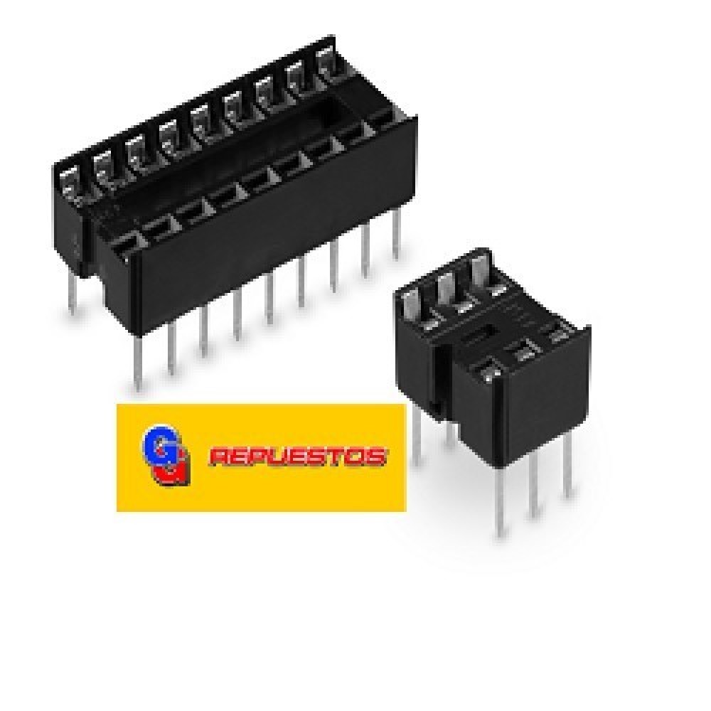 ZOCALO P/CIRCUITO INTEGRADO 6P (2X3)