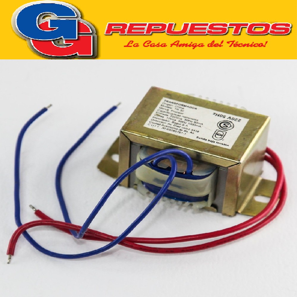 TRANSFORMADOR 9+9V 0.3A 300MA