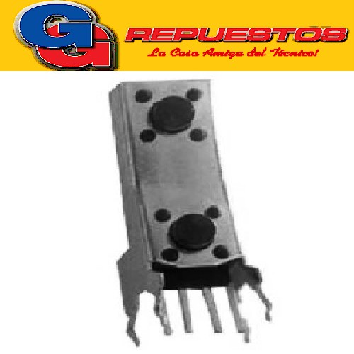 MICROSWITCH TACT SWITCH DOBLE BAJO  4 P. 90º VERTICAL (SW063)