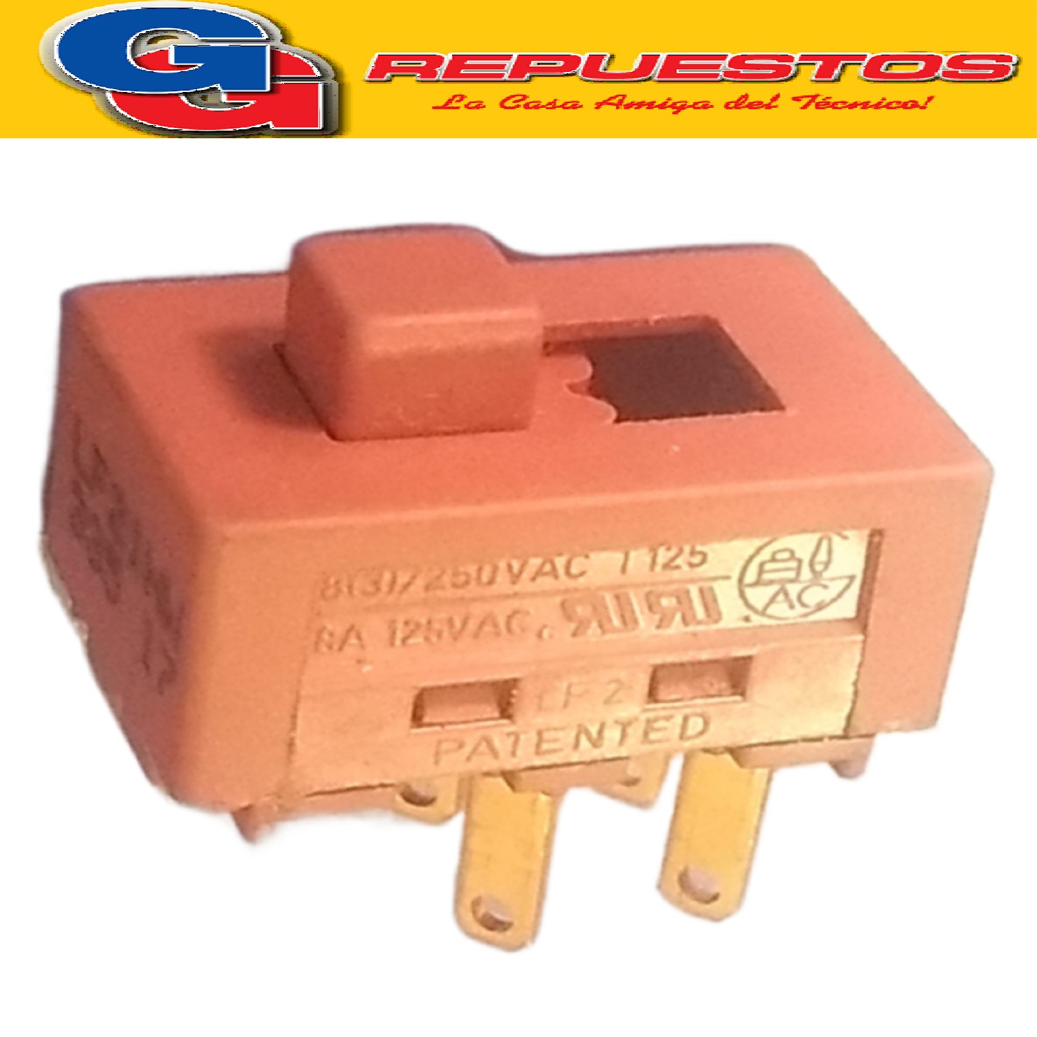 INTERRUPTOR 2 POSICIONES 4 CONTATCOS PURIFICADOR SPAR 905    PARA LUZ 905 ECOLINEA, LLAVE SELECTORA PARA LA LINEA DE EXTRACTORES SPAR BIOS LF21H300FW - CONMUTADOR SCL2 4 CONTACTOS