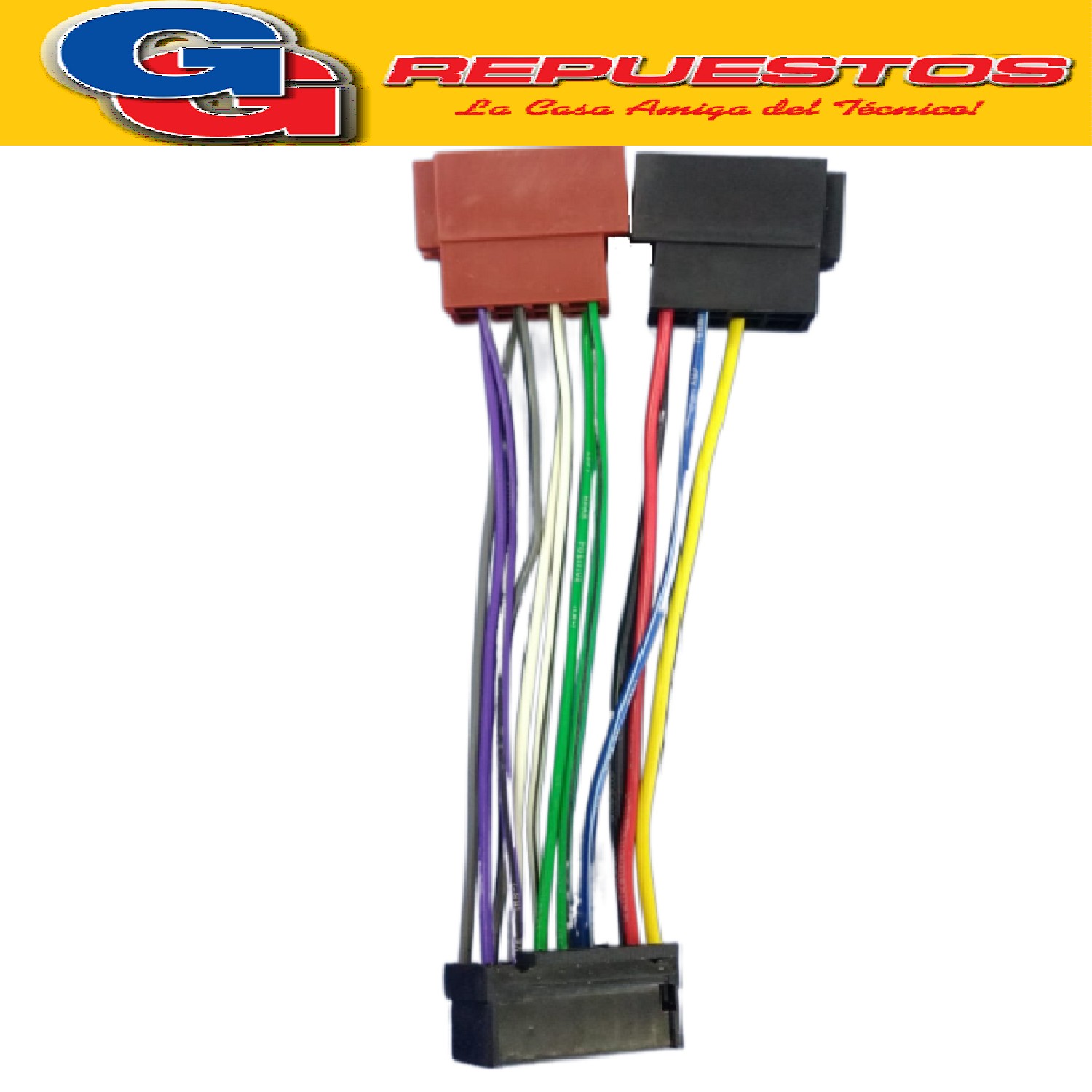 FICHA PARA AUTOESTEREO ADAPTADOR ISO-PIONEER DEH-2000-2050 2 050-3000-3150-4050