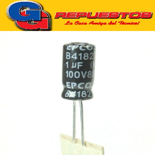 CAPACITOR ELECTROLITICO 1uFX160V Rad.  (6.3x11mm) 105ºC