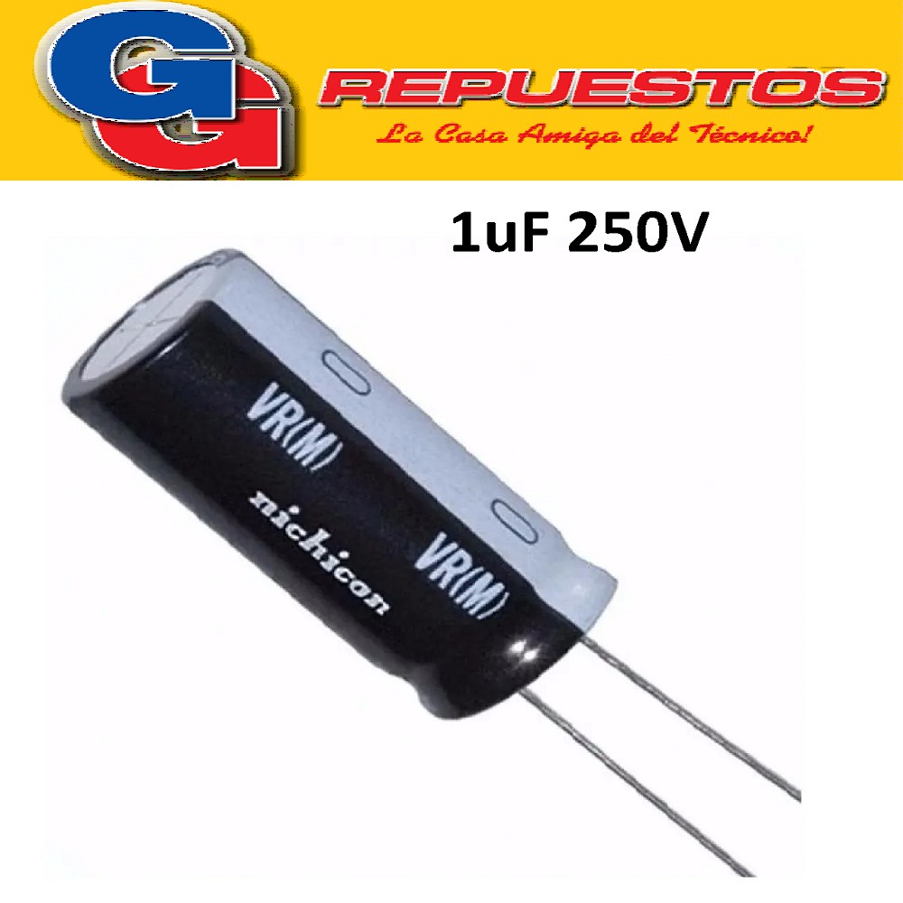 CAPACITOR ELECTROLITICO 1uFX250V RADIAL