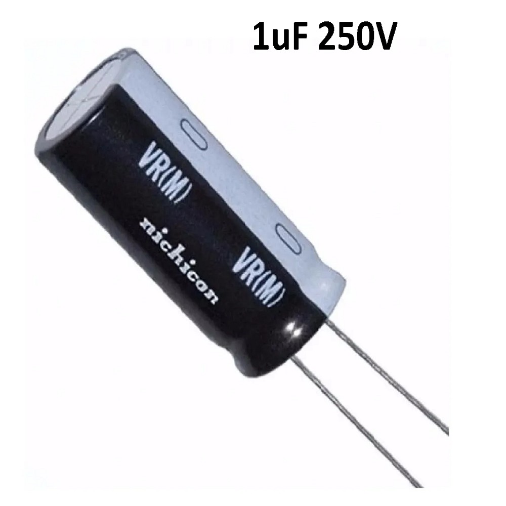 CAPACITOR ELECTROLITICO 1uFX250V RADIAL