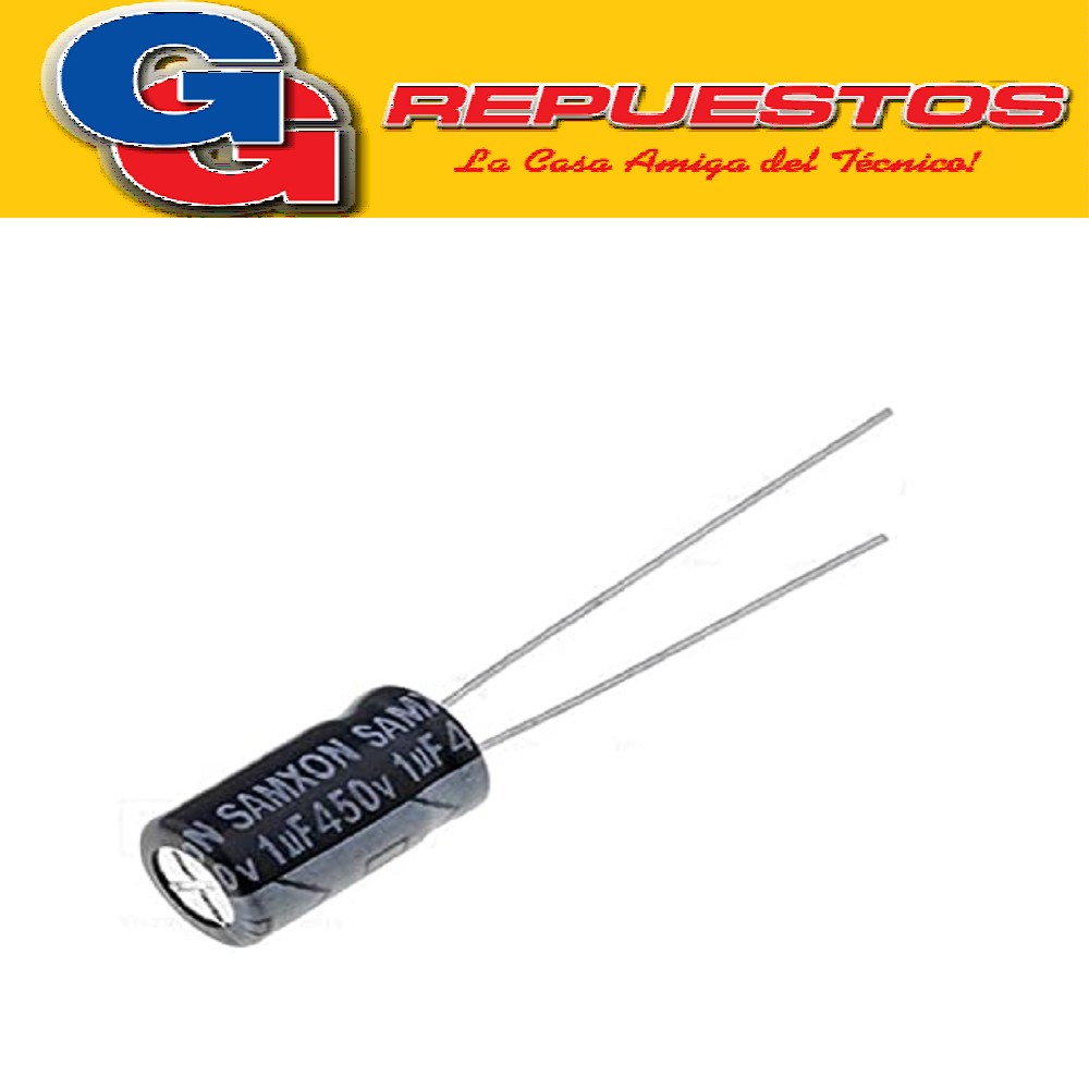 CAPACITOR ELECTROLITICO 1uFX450V RADIAL