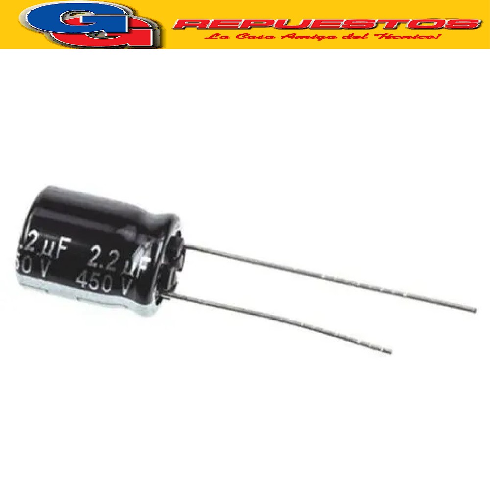 CAPACITOR ELECTROLITICO 2.2uFX450V RADIAL