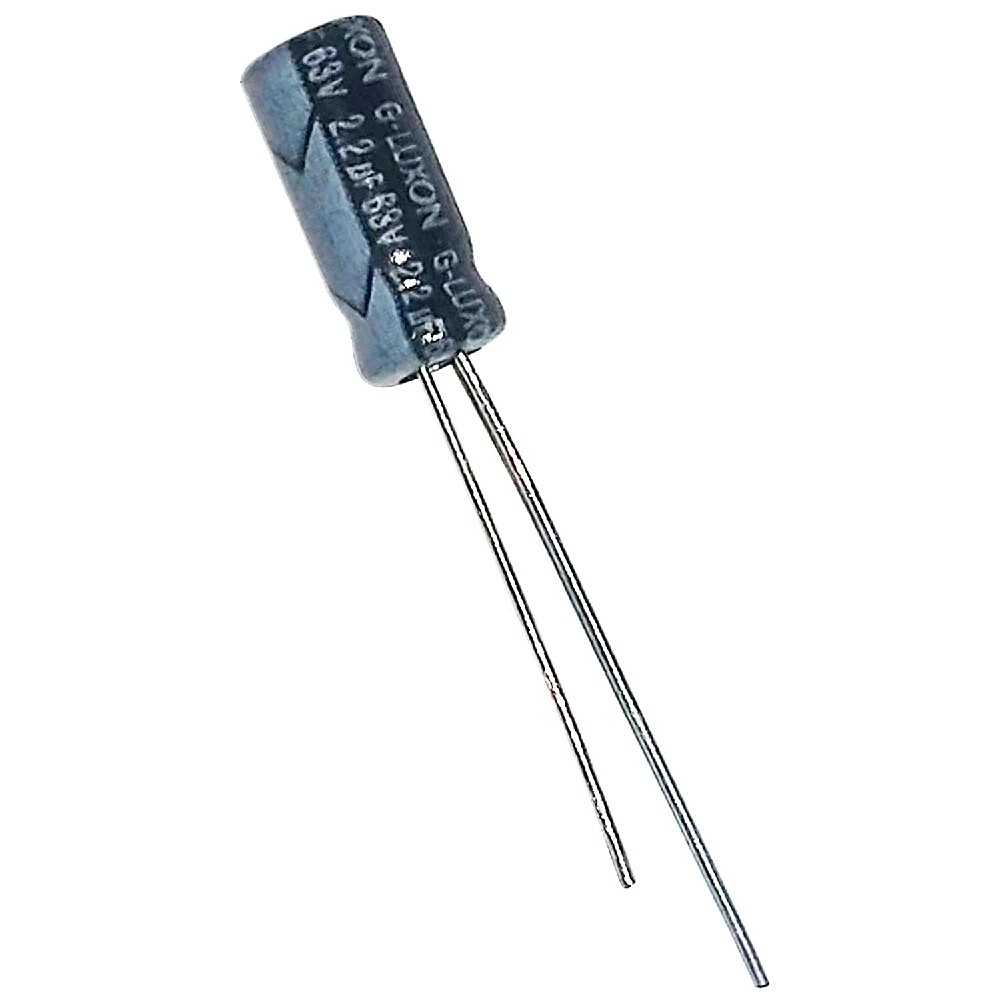 CAPACITOR ELECTROLITICO 2.2uFX63V RADIAL (5 x 11mm)