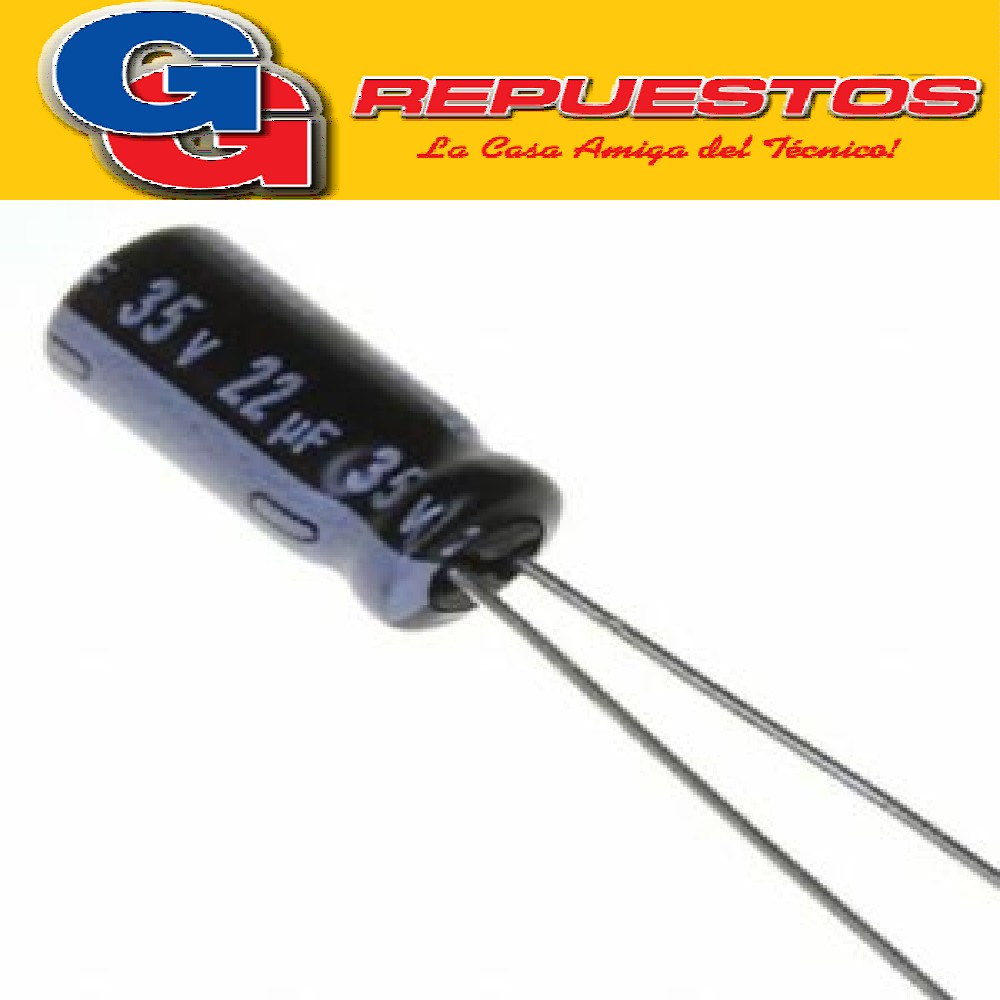 CAPACITOR ELECTROLITICO 22uFX35V RADIAL (5 x 11mm)