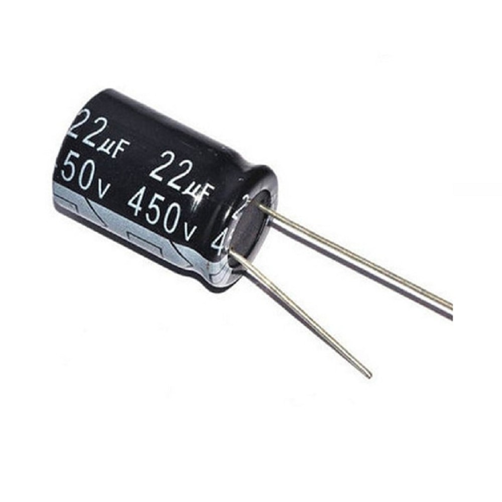 CAPACITOR ELECTROLITICO 22uFX450V Rad. (16x26mm) 105ºC